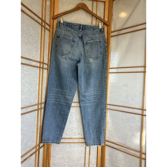 BDG Blue Denim Jeans Womens 28 Drawstring Straight Pants Urban Outfitters - Picture 4 of 7